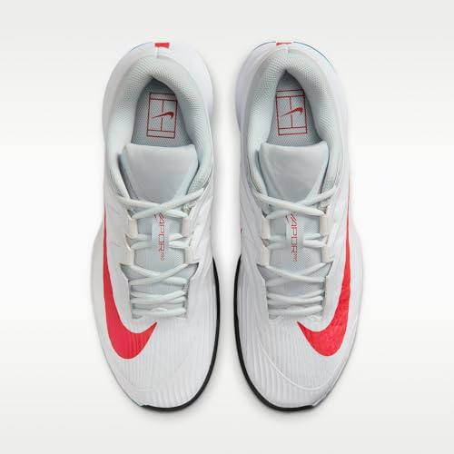 Nike Vapor Pro 3 Men's Hard Court Tennis Shoes (White/Pure Platinum/Light Crimson) Size 11.5