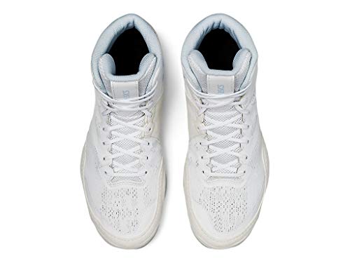 ASICS Men's JB Elite IV Wrestling Shoes, 9M, White/Soft Sky
