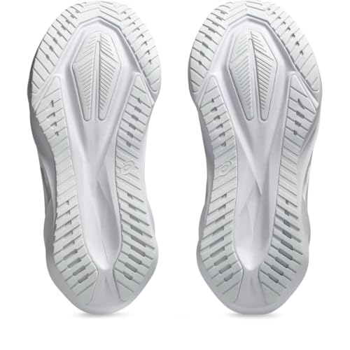 ASICS Women's NOVABLAST 5 Running Shoes, 8, White/Piedmont Grey