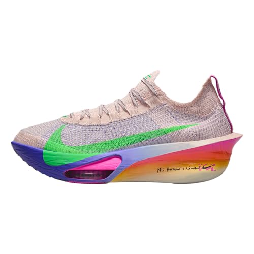 Nike Alphafly 3 "Eliud Kipchoge Men's Road Racing Shoes (Silt Red/Bright Ceramic/Fire Pink/Green Shock) Size 12