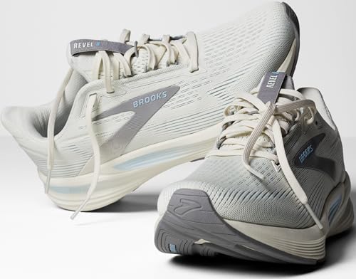 Brooks Women's Revel 8Sneaker, Bluewash Alloy Skyway, 7.5 US