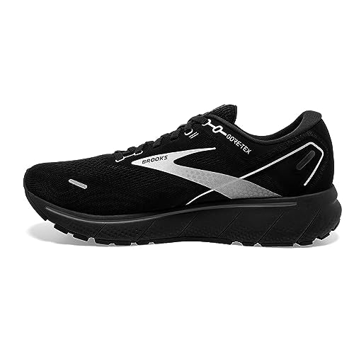Brooks Men's Ghost 14 GTX Waterproof Neutral Running Shoe - Black/Black/Ebony - 8.5 Medium