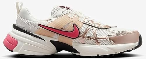 Nike V2K Run Women's Shoes (HJ7389-838, Guava Ice/Aster Pink/Black/Metallic Silver) Size 6.5