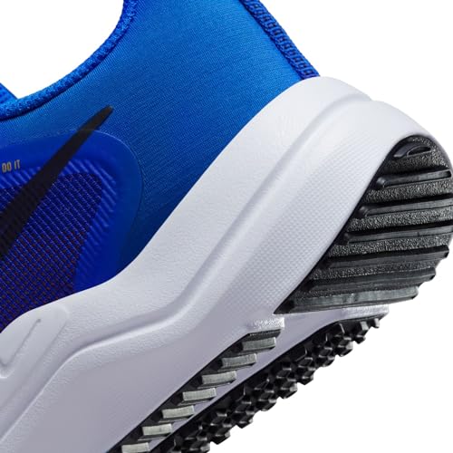 Nike Downshifter 12 Mens Running Trainers DD9293 Sneakers Shoes (UK 11 US 12 EU 46, Racer Blue Black high Voltage 402)