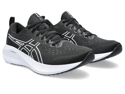 ASICS Men's Gel-Excite 10 Running Shoes, 10, Black/White