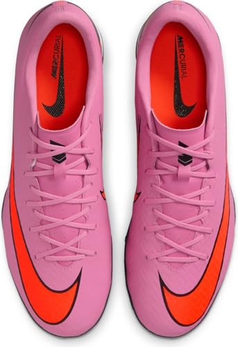 Nike Mercurial Vapor 16 Academy Turf Low-Top Soccer Shoes (Magic Flamingo/Total Crimson/Black) Size 10