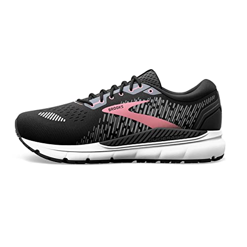 Brooks Women's Addiction GTS 15 Supportive Running Shoe - Black/Ebony/Mauvewood - 7 Narrow