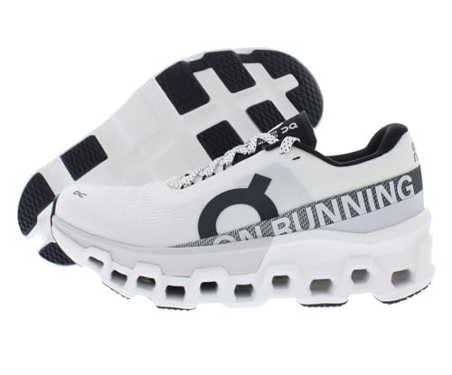 On Women's Cloudmonster 2 Running Shoes, Undyed/Frost, 9 US