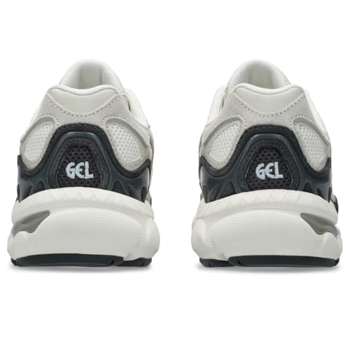 ASICS Unisex Kid's Gel-NYC Grade School (Big Kid), Cream/Smoke Grey, 6 Medium, Big Kid
