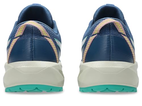 ASICS Kid's PRE Venture 11 Grade School Running Shoes, 4, Twilight Blue/Aurora Green