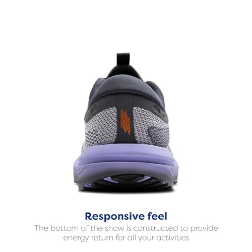 Brooks Women’s Revel 7 Neutral Running Shoe - Sweet Lavender/Ebony/Alloy - 8 Medium