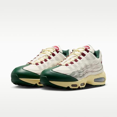 Nike Air Max 95 "Big Bubble SE Men's Shoes (Phantom/Fir/Alabaster/Team Red) Size 9