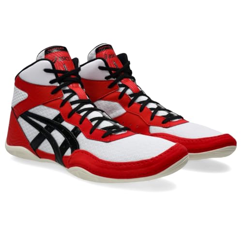 ASICS Men's Matflex 7 Wrestling Shoes, 10.5, Classic RED/Black