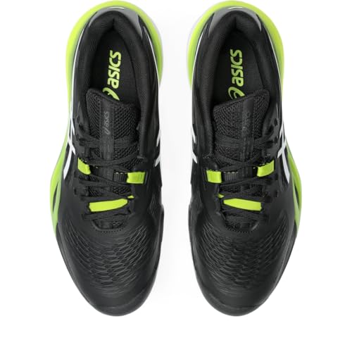 ASICS Men's Gel-Resolution X Tennis Shoes, 11.5, Black/White