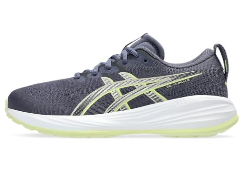 ASICS Kid's Gel-Cumulus 27 Grade School Running Shoes, 6, Indigo Fog/Lucid Yellow