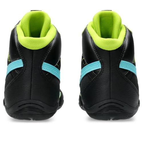 ASICS Men's Matflex 8 Wrestling Shoes, 13, Black/ICE Mint