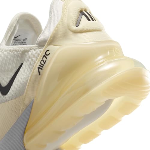 Nike Air Max 270 Women's Shoes (AH6789-124, Sail/Coconut Milk/Pale Ivory/Black) Size 7.5