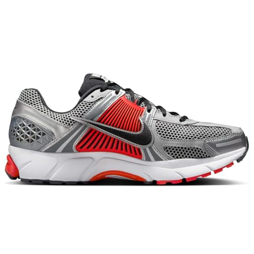 Nike Zoom Vomero 5 Men's Shoes (FJ4151-005, Metallic Silver/Flat Silver/Light Crimson/Black) Size 10