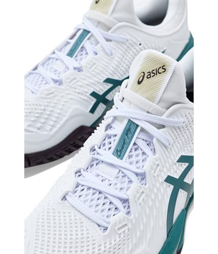 ASICS Men's Court FF 3 Tennis Shoes, 9, White/Foggy Teal