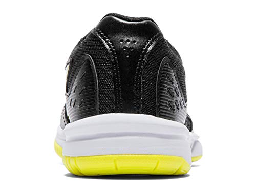 ASICS Kid's Upcourt 3 Grade School Court Shoes, 1, Black/Sour Yuzu