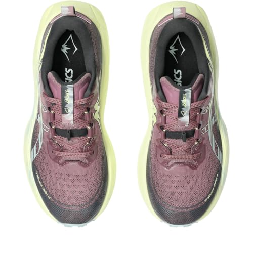 ASICS Women's Trabuco Max 4 Running Shoes, 7.5, Purple Oxide/Cold Moss