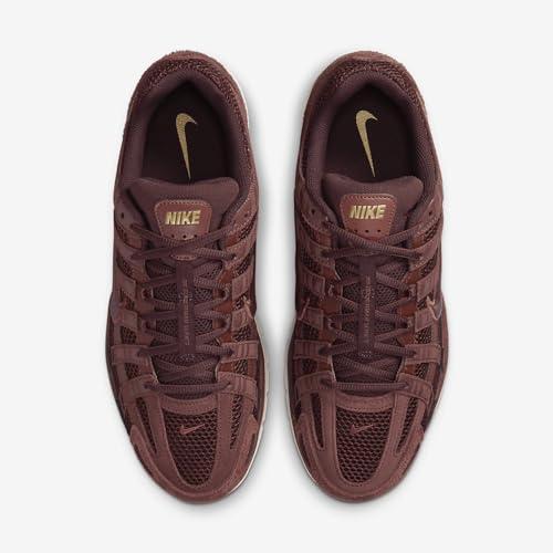 Nike P-6000 SE Men's Shoes (HF0015-200, Dark Pony/Metallic Gold/Pale Ivory/Burgundy) Size 11.5