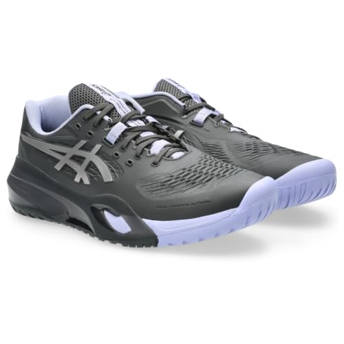 Asics Gel-Resolution X Tennis Shoes for Men, Graphite Grey/Pure Silver, 9