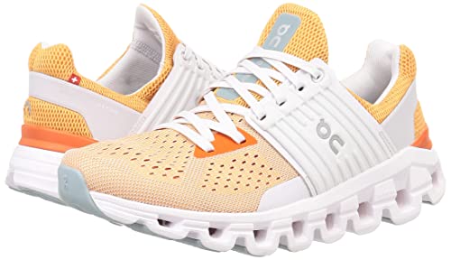 On Women's Cloudswift Sneakers, Copper/Frost, 9.5