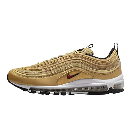 Nike mens Air Max 97 Og, Metallic Gold/Varsity Red, 9.5