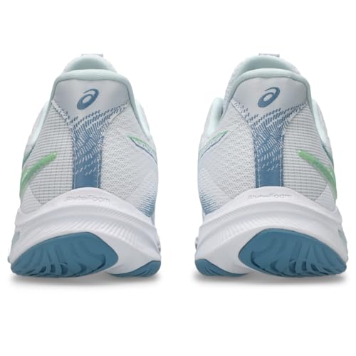ASICS Men's Netburner Ballistic FlyteFoam 4 Volleyball Shoes, 11.5, White/SABA Blue