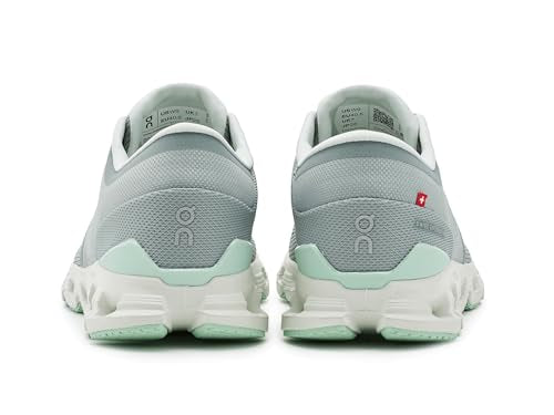 On Womens Cloud X 4 Tin/Iceberg 9 Medium
