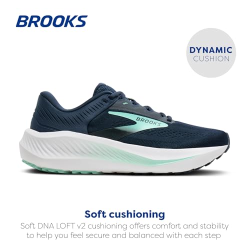 Brooks Women’s Anthem 8 Neutral Running Shoe - Spellbound/Yucca/White - 9 Medium