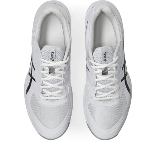 ASICS Men's Game FlyteFoam Tennis Shoes, 10.5, White/Black