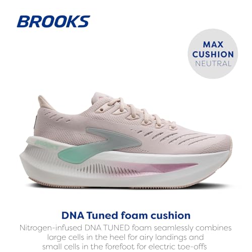 Brooks Women’s Glycerin Max 2 Neutral Running & Walking Shoe - Pink/Yucca/Metallic - 9 Medium