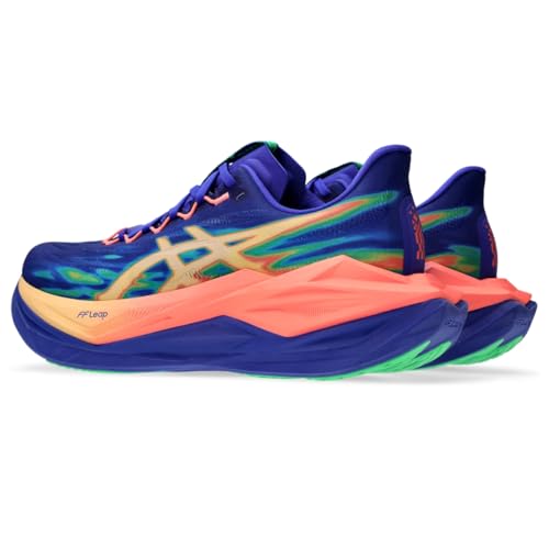 ASICS Unisex SUPERBLAST 3 Running Shoes, 11M / 12.5W, Cobalt Burst/Light Orange