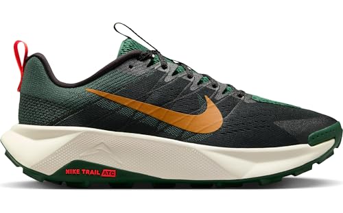 Nike Wildhorse 10 Men's Trail Running Shoes (Black/Fir/Bright Crimson/Desert Ochre) Size