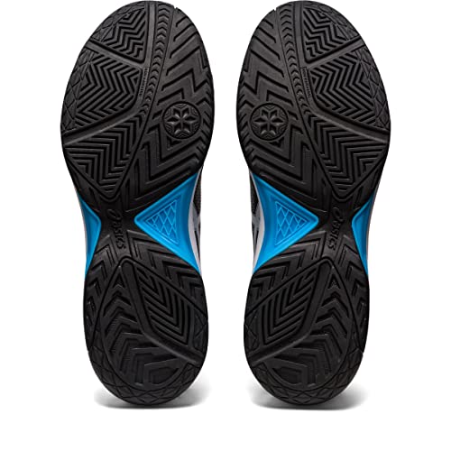 ASICS Gel-Dedicate 7 Black/Island Blue 8 D (M)