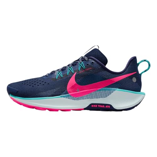Nike Mens Pegasus Trail 5 Midnight Navy/Hyper Pink/Dusty Cactus 11 Medium