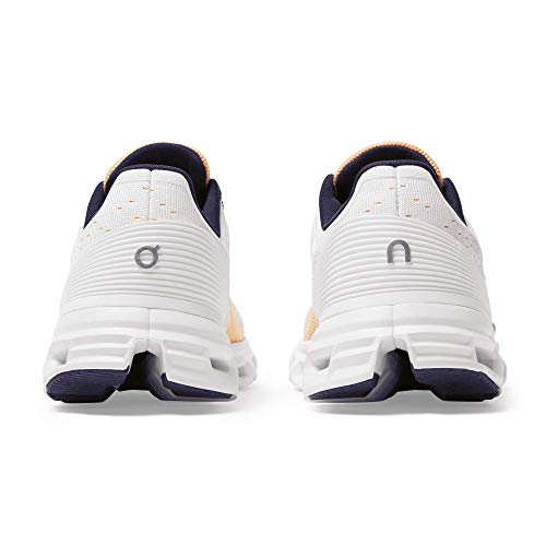ON Running Women's Cloudstratus Sneaker Shoe (White/Almond, Numeric_9)