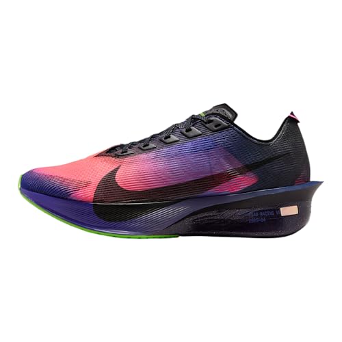 Nike Vaporfly 4 Glam Women's Road Racing Shoes (Dark Obsidian/Purple Dynasty/Flash Crimson/Black) Size 7