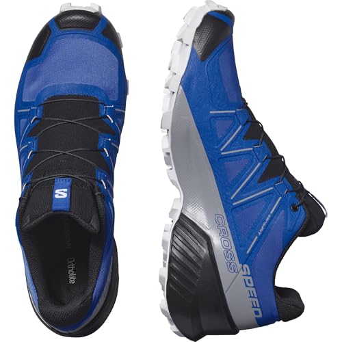 Salomon Men’s Speedcross Trail Running Shoes - Lapis Blue/Black/White - 10