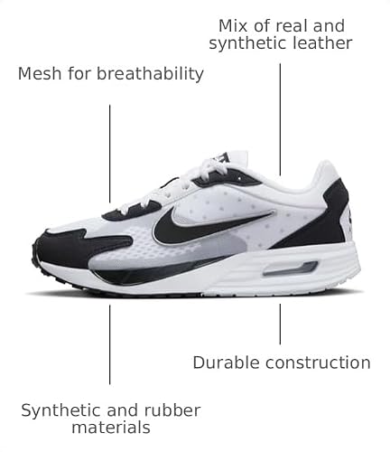 Nike Men's Air Max Solo Cross Country Running Shoe, White Black Pure Platinum, 10.5