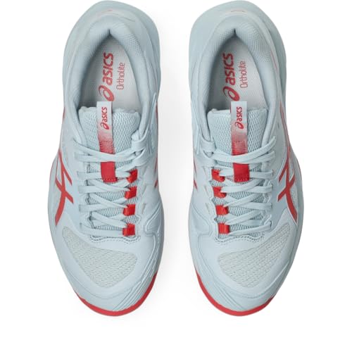 ASICS Women's Solution Speed FF 4 Clay Tennis Shoes, 6.5, Sky/Sienna