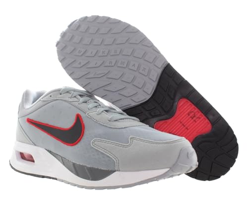 Nike Air Max Solo Men's Shoes (DX3666-004, Wolf Grey/Cool Grey/University Red/Black) Size 10.5