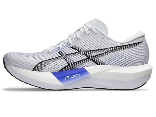ASICS Unisex-Adult Magic Speed 5 Sports Shoes, WHITE/BLACK, 12 UK Men/ 11 UK Women