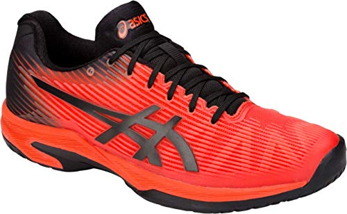 ASICS Solution Speed FF Men's Tennis Shoe, Cherry Tomato/Black, 9 D US
