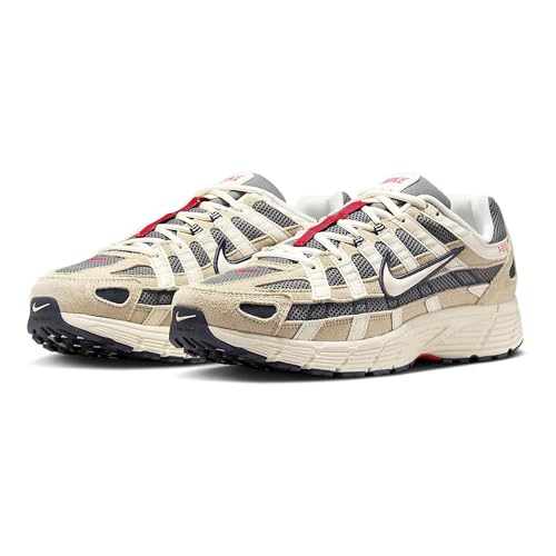 Nike Men's P-6000 Style Sneakers, Light Khaki/Ivory/Thunder Blue, 13 Medium US