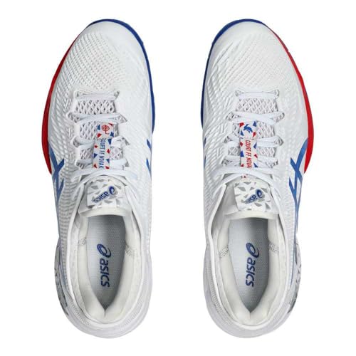 ASICS COURT FF 3 NOVAK Men's All Court Shoes, multicolor (white / blue), 26.0 cm