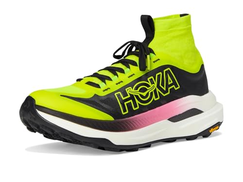 Hoka Women's Tecton X 3 Sneaker, Neon Citrus/Black, 6.5