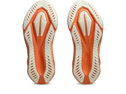 ASICS Unisex-Adult Novablast 5 Sports Shoes, SUN PEACH/WHITE, 7 UK Men/ 6 UK Women